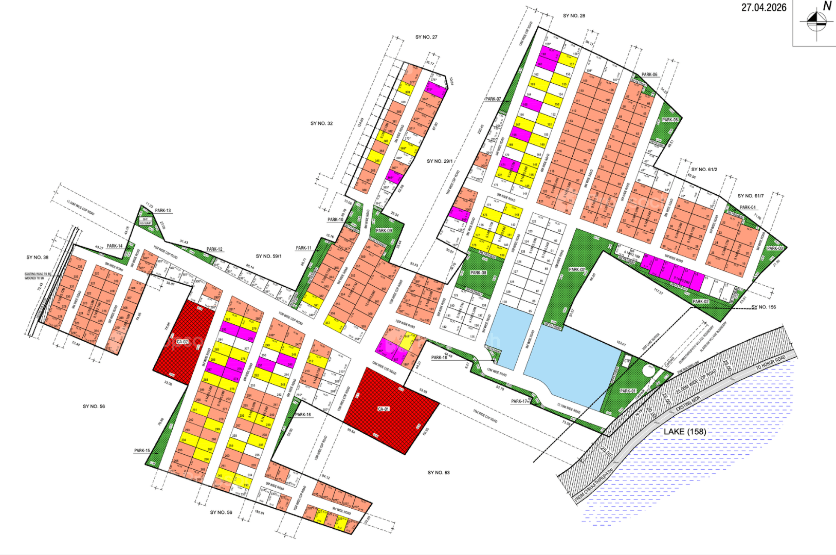 Sobha Sacred Grove By The Lake Master Plan Image
