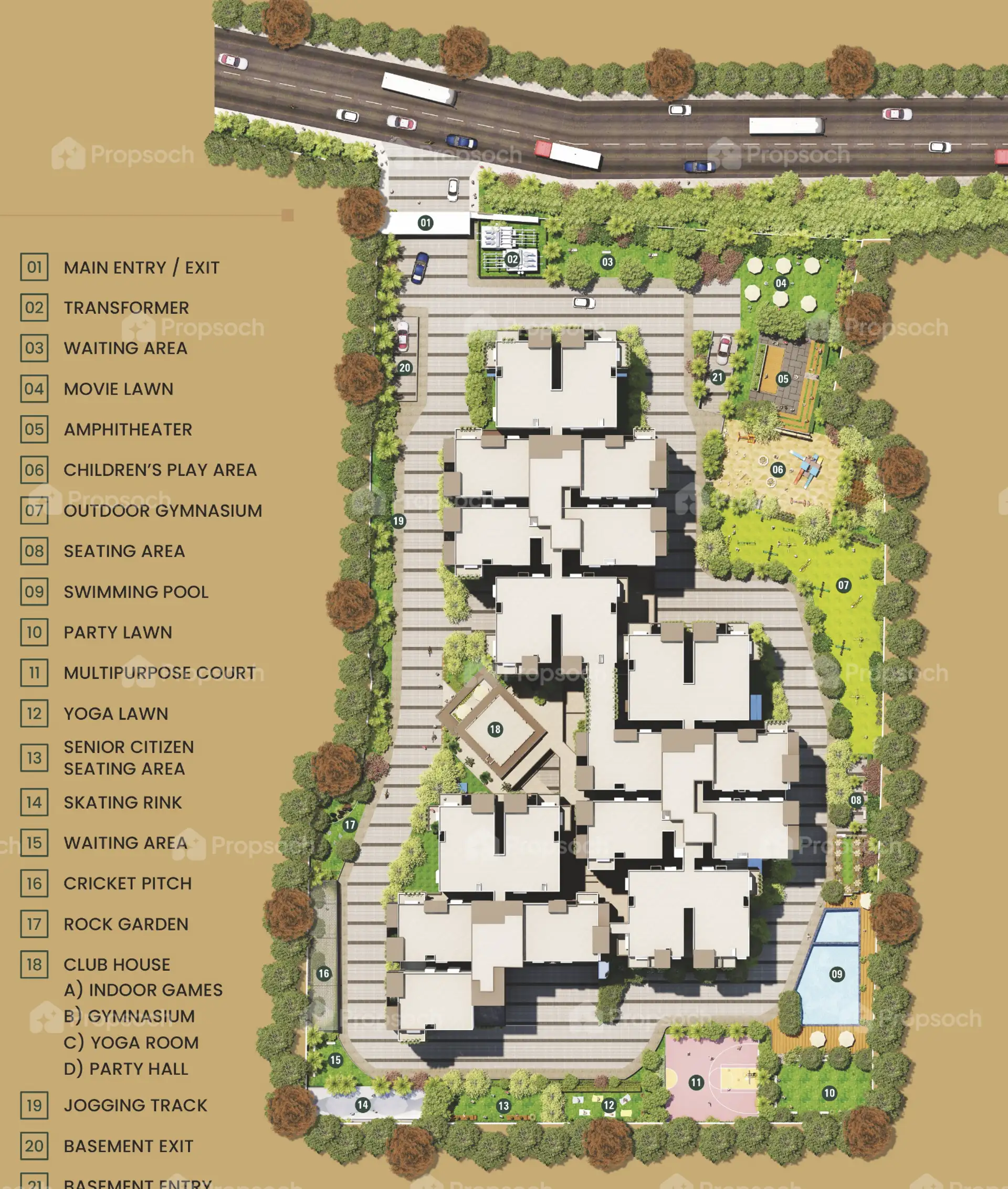 Vaishno Serene Master Plan Image